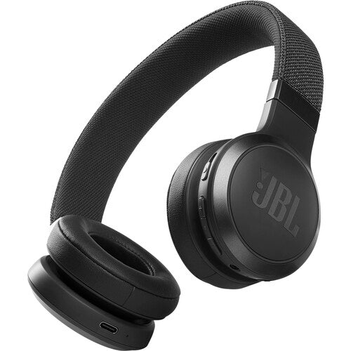 JBL LIVE 460NC Noise-Canceling Wireless On-Ear Headphones - Black