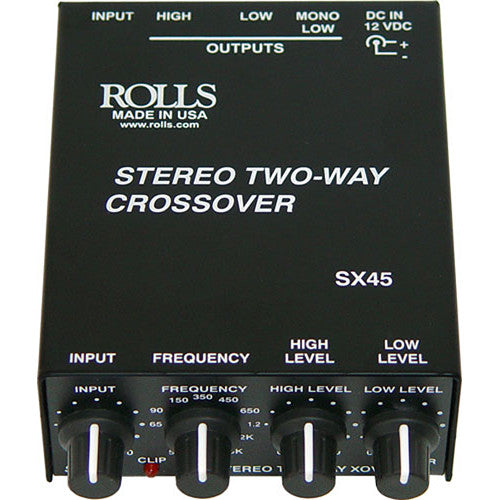 Rolls SX45 Crossover stéréo à 2 voies avec sous-sortie mono