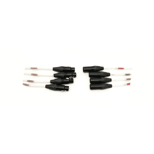 Digiflex Dpr-4Fx/4Mx-10 Black Connectors With Silver Contacts - Red One Music