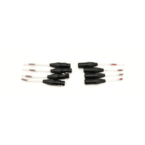 Digiflex Dpr-4Fx/4Mx-25 Black Connectors With Silver Contacts - Red One Music