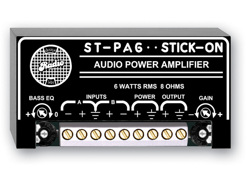 RDL ST-PA6 6W Mono Audio Amplifier