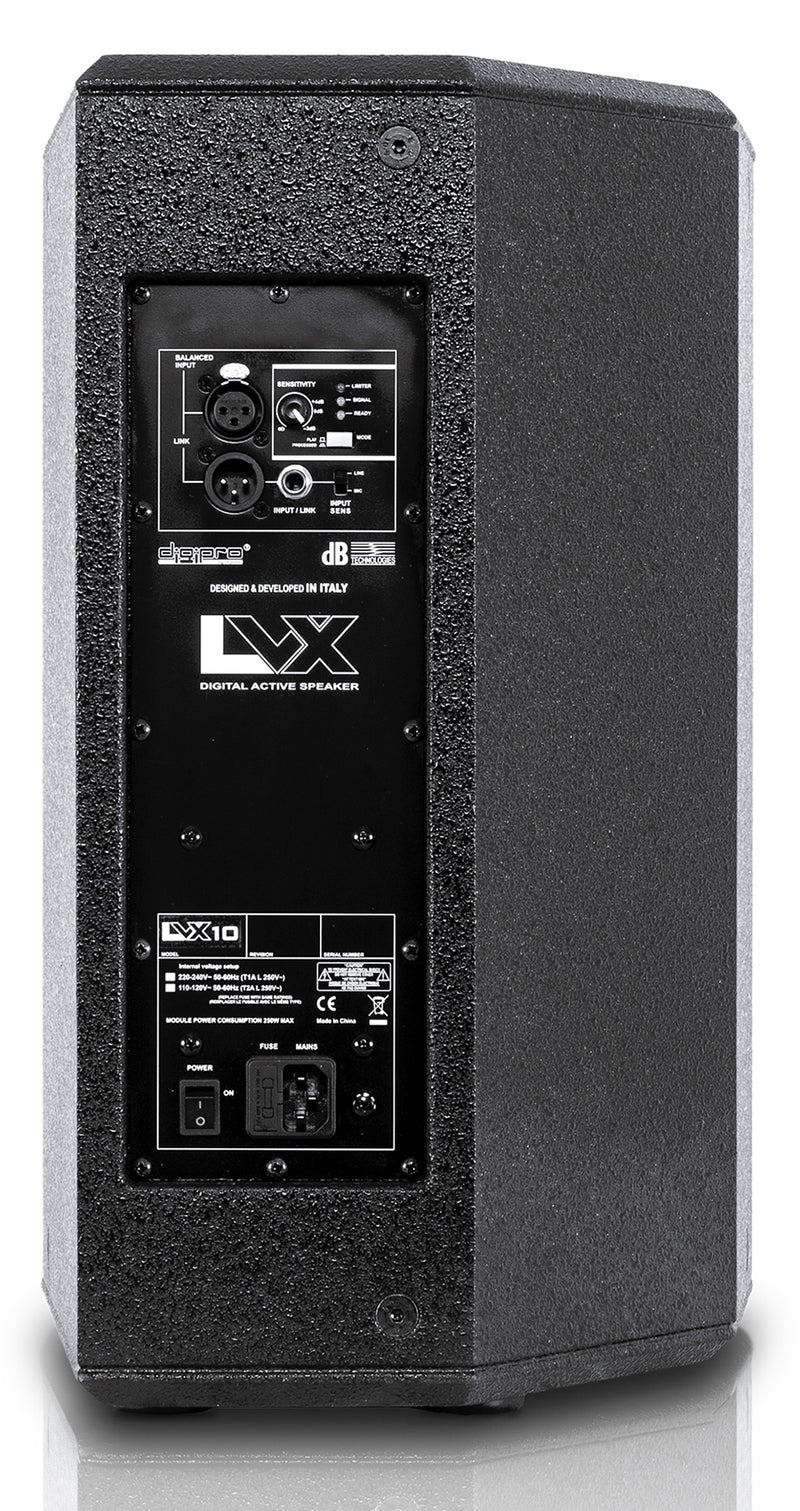 Db Technologies LVX10 800W Peak 2-Way Active Loudspeaker - 10"