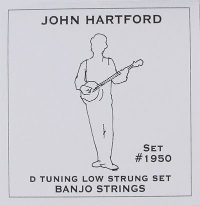 John Pearse JP1950 Cordes de banjo à 5 cordes John Hartford - D Tuning
