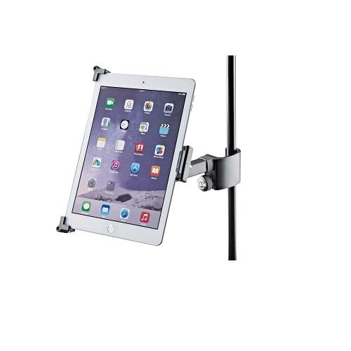 K&M 19791  Tablet Holder Clamp Mount - Red One Music