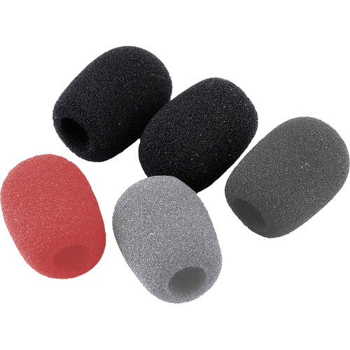 Zoom WSL-1 bonnettes anti-vent pour microphone Lavalier LMF-2 (noir/rouge/gris, paquet de 5)