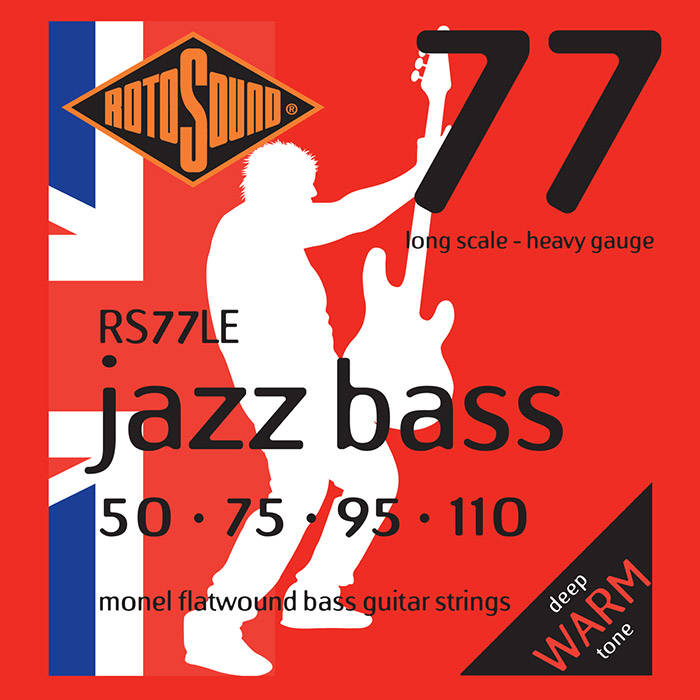 Rotosound RS77LE Jazz Bass 77 Monel Flatwound Set 50-110