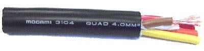 Mogami W3104 - Câble de haut-parleur HiDef 4c 12awg (prix au pied)