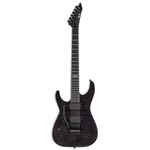Guitare électrique ESP E-II M-II FM pour gaucher - See-Thru Black