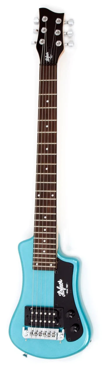 Hofner SHORTY DELUXE Short Scale Electric Guitar (Blue)