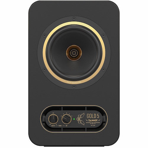 Tannoy GOLD 5 Premium 200-Watt Bi-Amplified Nearfield Studio Reference Monitor with Proprietary 5" Dual Concentric Point Source Technology - Red One Music