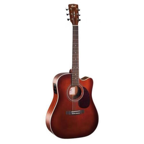Cort MR500E-BR Dreadnought Acoustic Guitar - Red One Music