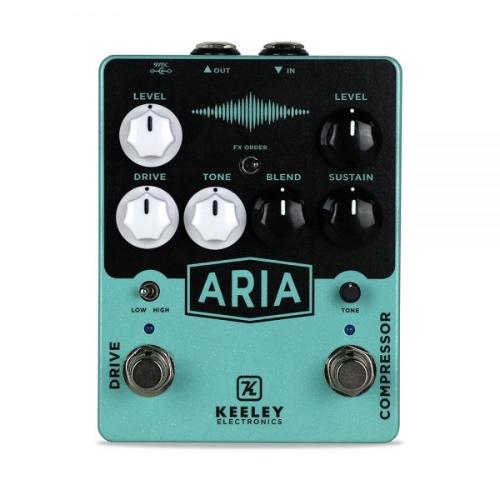 Keeley Aria Guitar Amp Bass Effects Pedals Overdrive Amp Distortion - Red One Music
