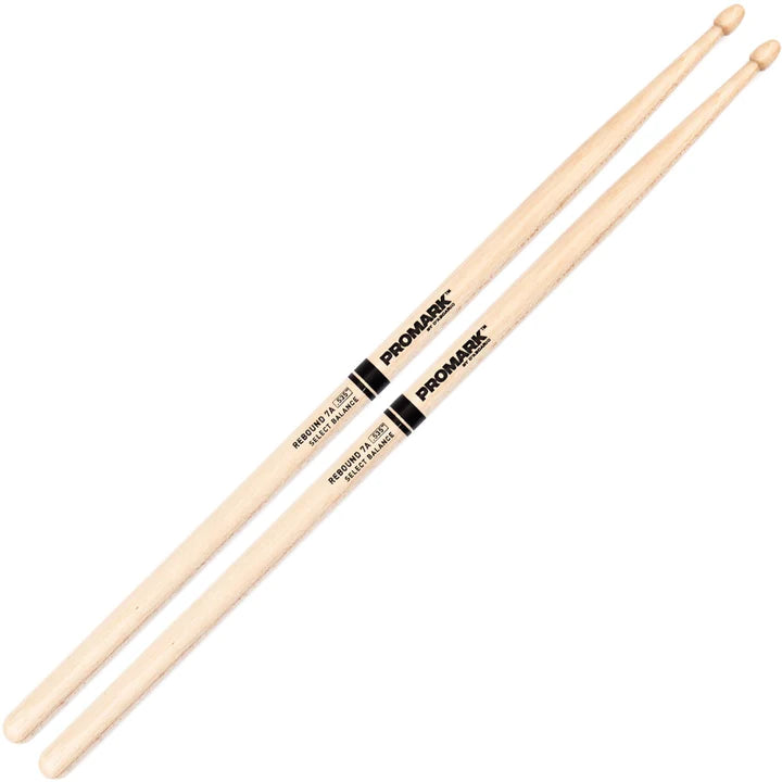 Pro-Mark RBH535AW Rebound 7A Hickory Drumsticks w/Acorn Wood Tips
