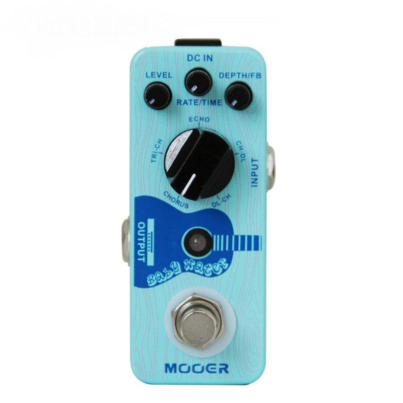 Mooer Baby Water Mch3 Acoustic Chorus Guitar Effects Pedal - Red One Music