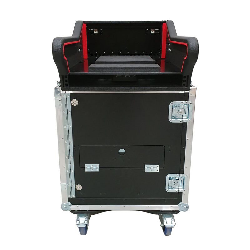 ProX XZ-FMID M32R Flip-ready Easy Retracting Hydraulic Lift Case - Red One Music