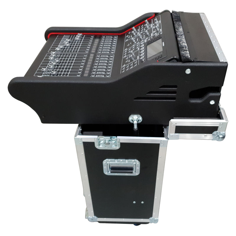 ProX XZ-FMID M32R Flip-ready Easy Retracting Hydraulic Lift Case - Red One Music