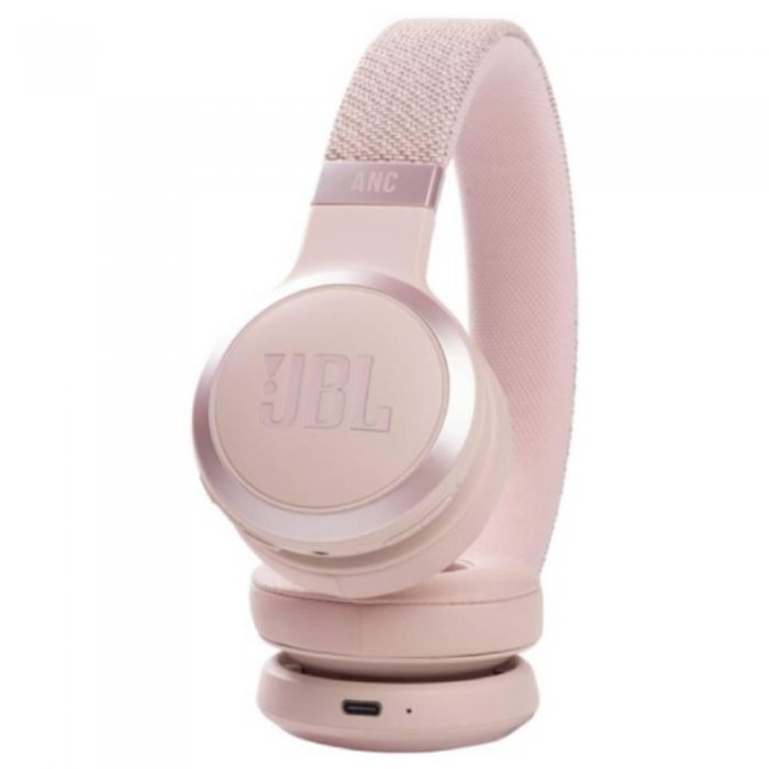 JBL LIVE 460NC Noise-Canceling Wireless On-Ear Headphones - Rose