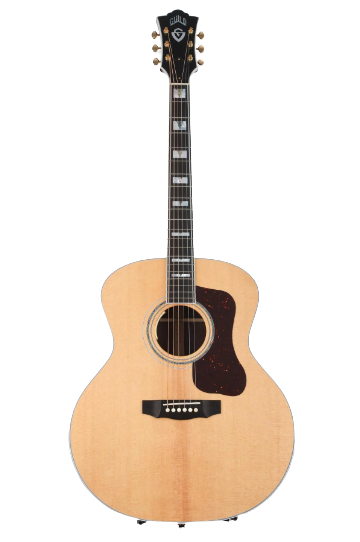 Guild F-55E - Jumbo Body Acoustic Electric Guitar - Natural
