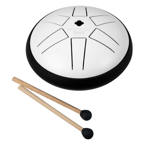 Sela SE351 Melody Tongue Drum B5 - 5.5" (White)