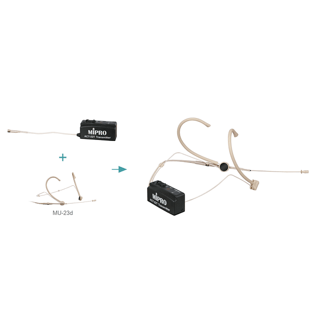Mipro Act-22T Headworn Transmiter Miniature Headworn Transmitter - Red One Music