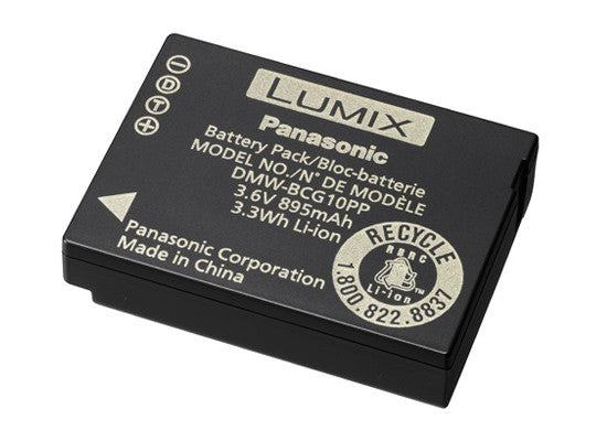 Batterie lithium-ion Panasonic DMW-BCG10 (3,6 V, 800 mAh) 