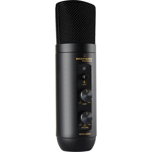 Marantz Professional MPM-4000U USB Podcasting Microphone w/ Built-In Mixer and Headphone Output