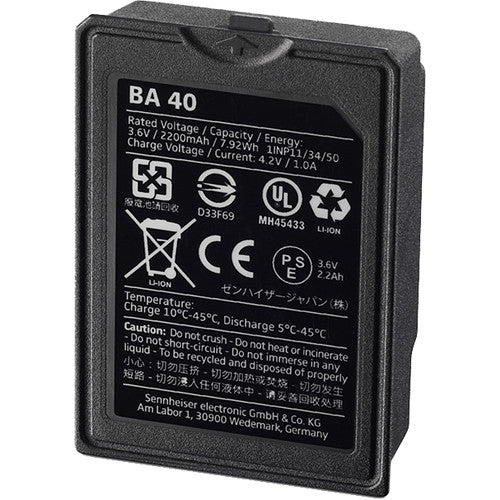 Sennheiser BA 40 Rechargeable Battery for SL 133-S DW and SL 153-S DW Tablestand