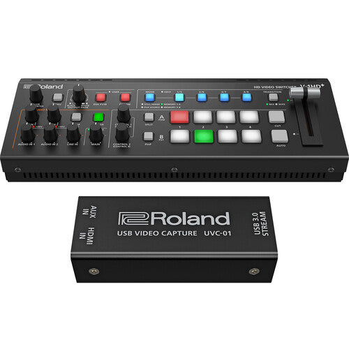 Roland V-1HD-PLUS-STR Switcher with UVC-01 Encoder Bundle