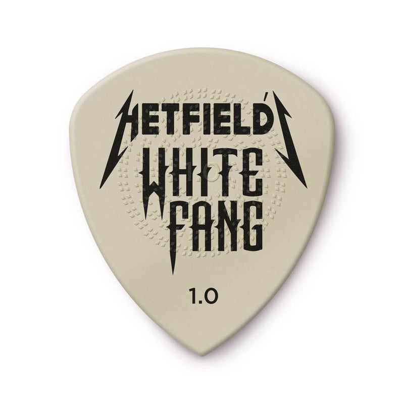 Dunlop PH122P100 Croc blanc de Hetfield - 1,0 mm (paquet de 6)