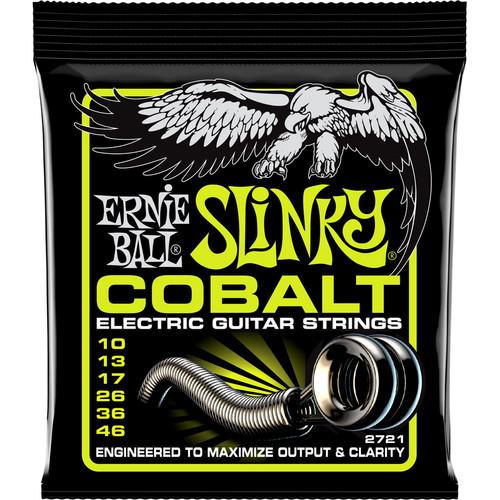 Ernie Ball Cobalt Reg Slinky 2721Eb Cobalt Regular Slinky Electric Guitar Strings 6-String Set 010 - 046 - Red One Music