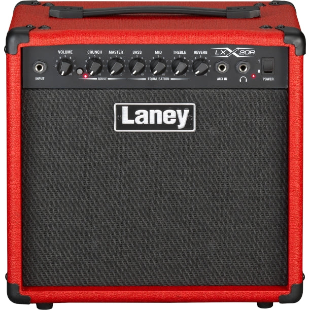 Laney LX20R Amplificateur Combo Guitare 20W 1x8" Série LX - Rouge