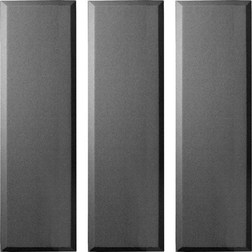 Primacoustic CONTROL COLUMN Panel 12" x 48" x 2", Beveled Edge - Black, 12 Pack