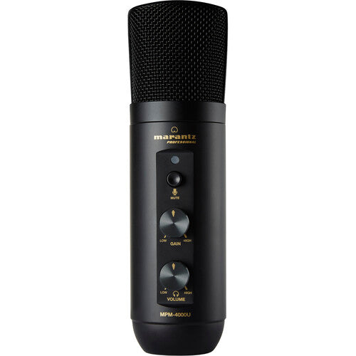 Marantz Professional MPM-4000U USB Podcasting Microphone w/ Built-In Mixer and Headphone Output