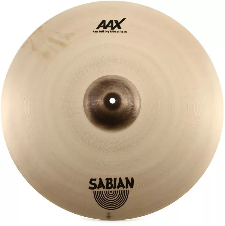 Sabian 22172XB AAX Raw Bell Dry Ride 21' Cymbale - Finition brillante