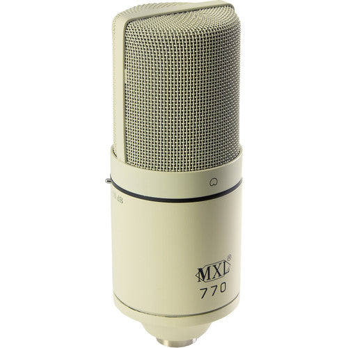 MXL 770 Cardioid Condenser Microphone (Vintage White)