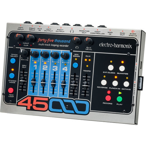 Pédale d'enregistrement en boucle stéréo multipiste Electro-Harmonix 45000