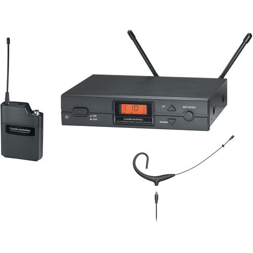 Système de microphone sans fil avec oreillettes Audio-Technica ATW-2192XBI série 2000 - Noir