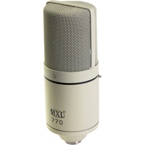 Microphone à condensateur cardioïde MXL 770 (blanc vintage)