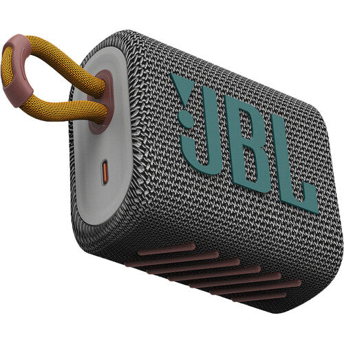 JBL GO 3 Portable Bluetooth Speaker (Gray)