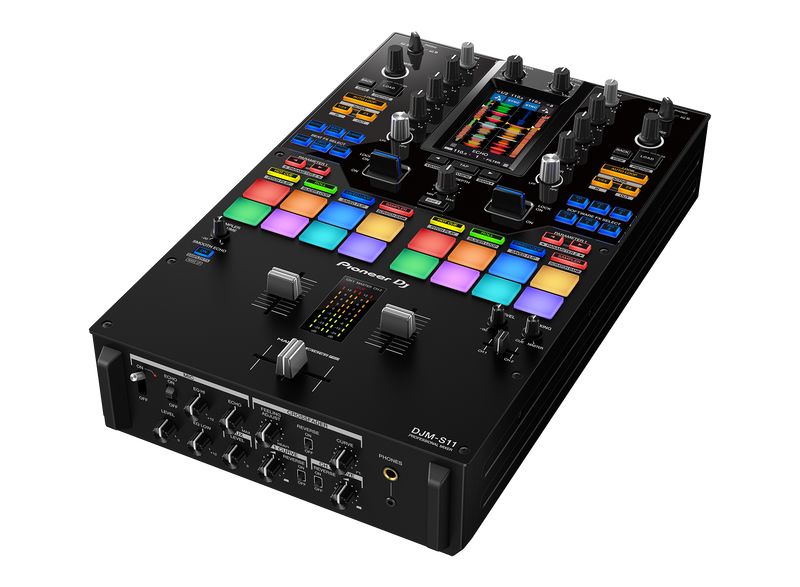 Pioneer DJ DJM-S11 Table de mixage DJ professionnelle à 2 canaux style scratch (noir)