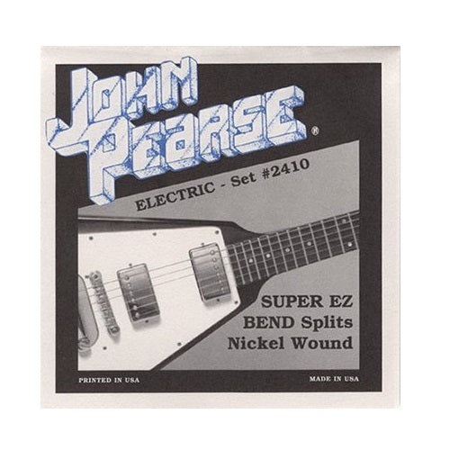 John Pearse JP2410 Electric Guitar Strings Super EZ Bend Splits