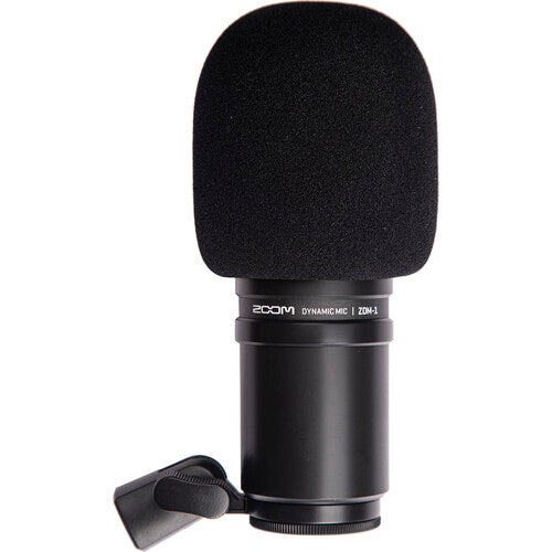 Zoom ZDM-1 Pack micro podcast avec écouteurs, pare-brise, XLR et support de table