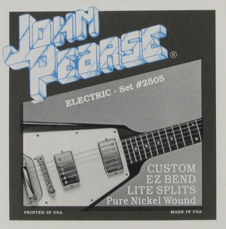 John Pearse JP2505 EZ Bend Lite Splits Electric Guitar Strings