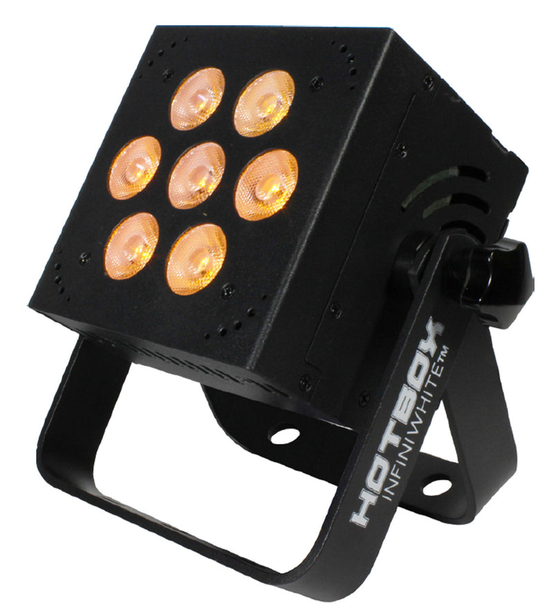 Blizzard Lighting HotBox Infiniwhite 7x5W LED Par Fixture with 3-In-1 Amber/Cool/Warm White