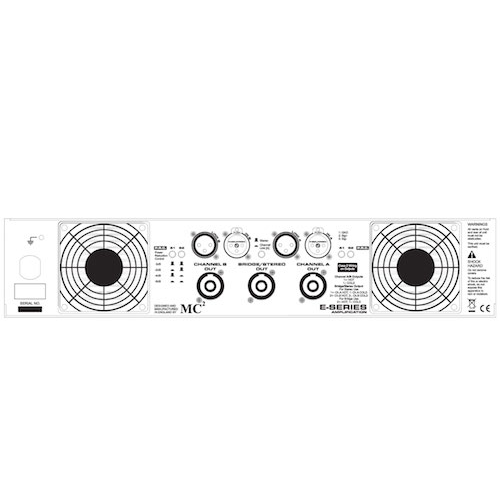 MC2 Audio E25 E-Series Lightweight, High-Power Touring Amplifiers - Red One Music