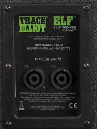 TRACE ELLIOT Elf 2x8 Baffle Ampli Basse 2 x 8 po