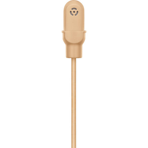 Shure DL4 DuraPlex Microphone cravate miniature omnidirectionnel pour émetteurs de poche (Tan, LEMO 3 broches)