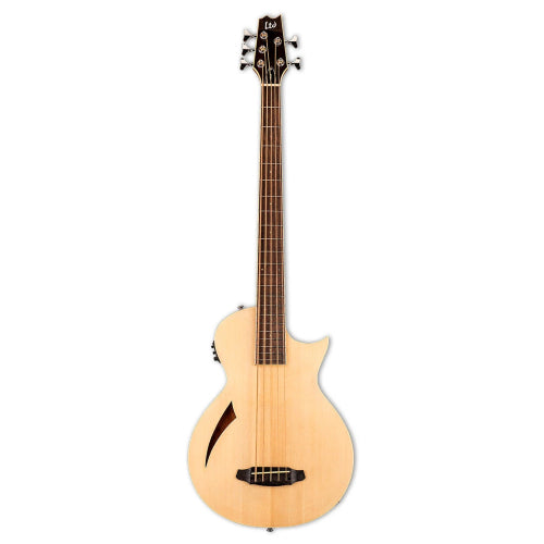 ESP LTD TL-5 THINLINE 5-String - Acoustic Bass Guitar witih TL-3 Preamp - Natural
