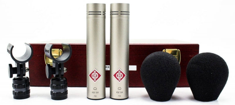 Neumann KM184 STEREO SET Matched Microphone Pair (Nickel)