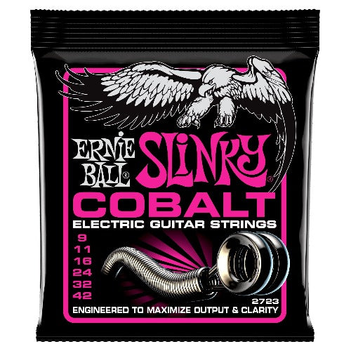 Cordes de guitare électrique Ernie Ball 2723EB Super Slinky Cobalt